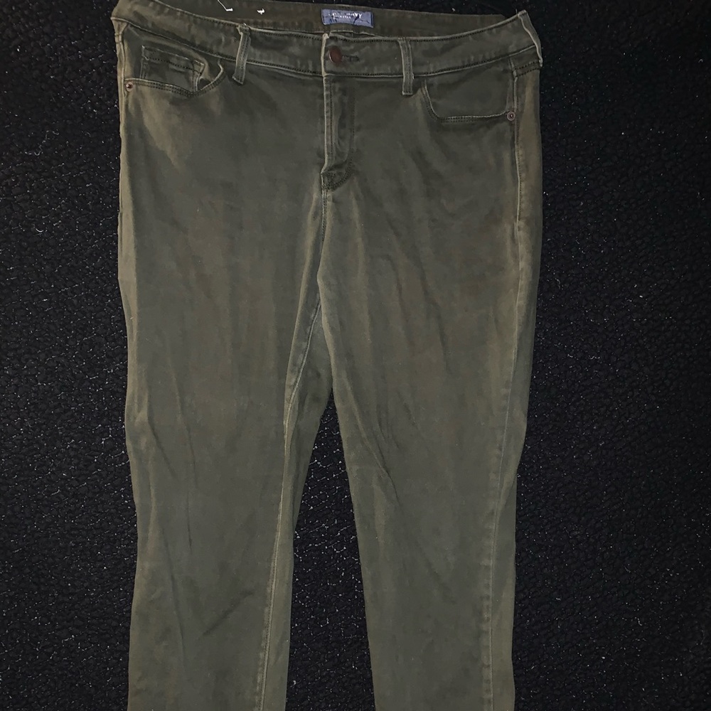 Olive Green Jeans
